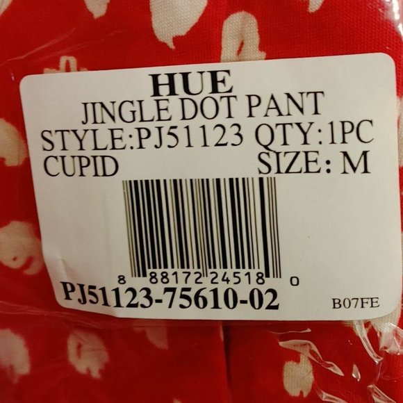 𝅺618 NWT HUE JINGLE DOT COTTON PJ PANTS - Picture 8 of 8